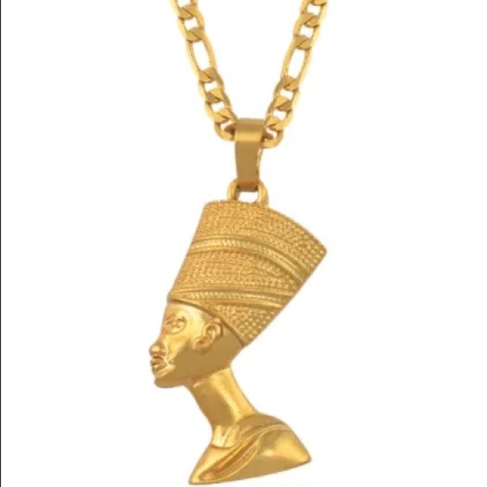 Gold Nefertiti Necklace